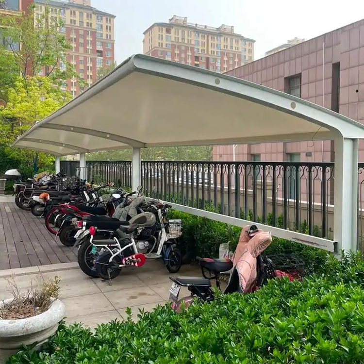 成都膜结构电动车棚